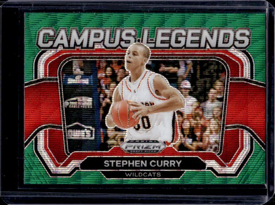 2024 Prizm Draft Picks Stephen Curry Campus Legends Green Wave #2
