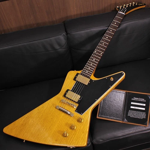 Gibson Custom Shop 1958 Korina Explorer Reissue VOS Natural