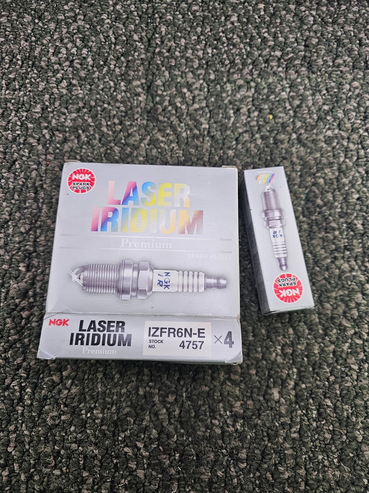 QTY 4 NGK IZFR6N-E 4757: Laser Iridium Spark Plug For Outboards 2005-2006