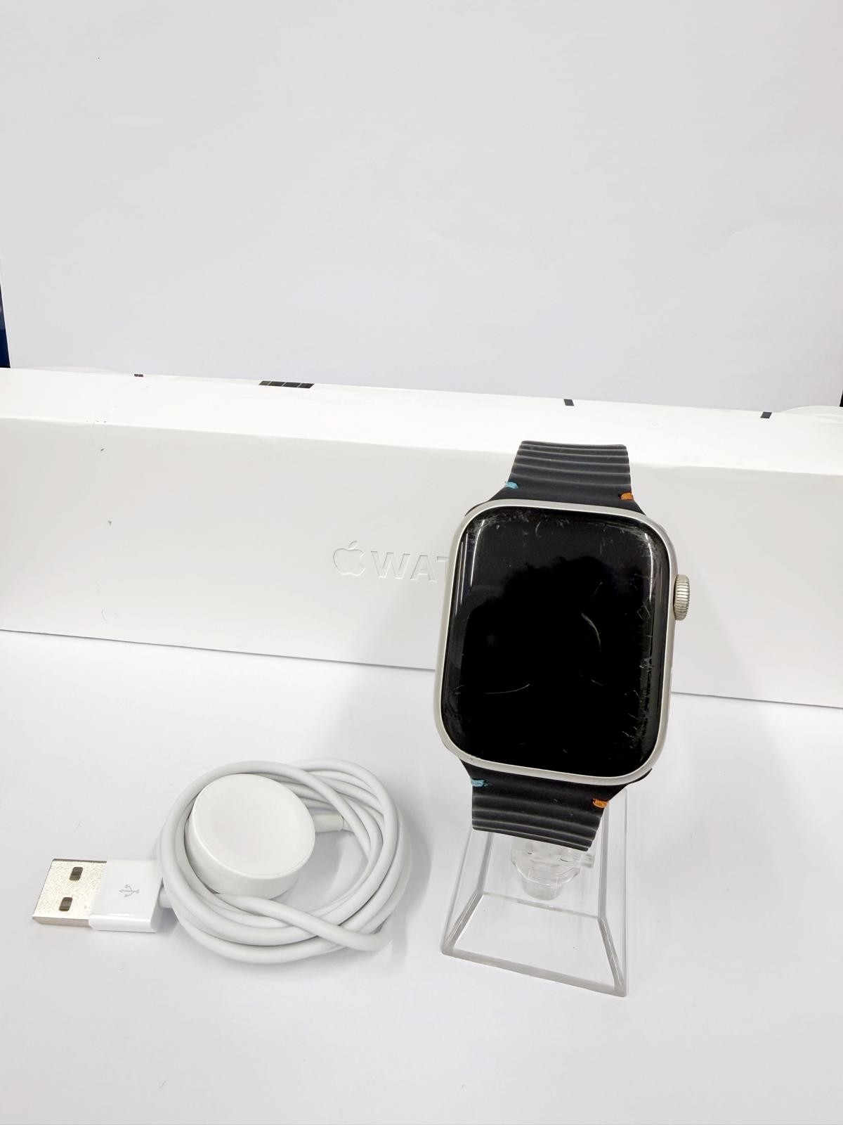 Apple Watch Series 7, 44mm Smartwatch,Starlight Aluminium, GPS , A2474, Boxed