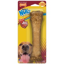 Nylabone Nubz Beef Dog Treats, All Natural Edible Long Lasting Dog Chew