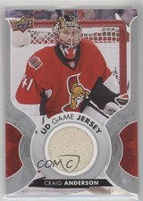 2017-18 Upper Deck UD Game Jersey Craig Anderson #GJ-CA a3q
