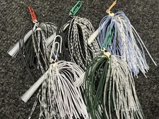 1/8  ounce Bass Jigs Weedless, bullet head swim jigs finesse grass jigs