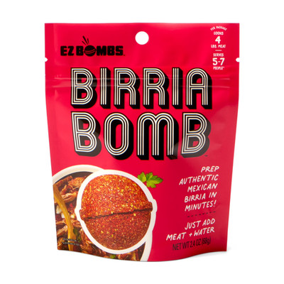 EZ Bombs Birria Bomb Seasoning, 1 Pack   Authentic Mexican Spice Mix for Tacos