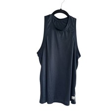 Vuori women s small solid black high neck relaxed fit tank racerback NE152