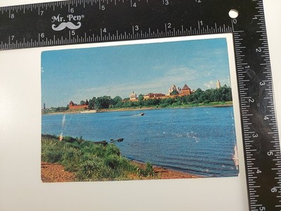 Postcard Russia View of the Novgorod Kremlin from the Volkhov River