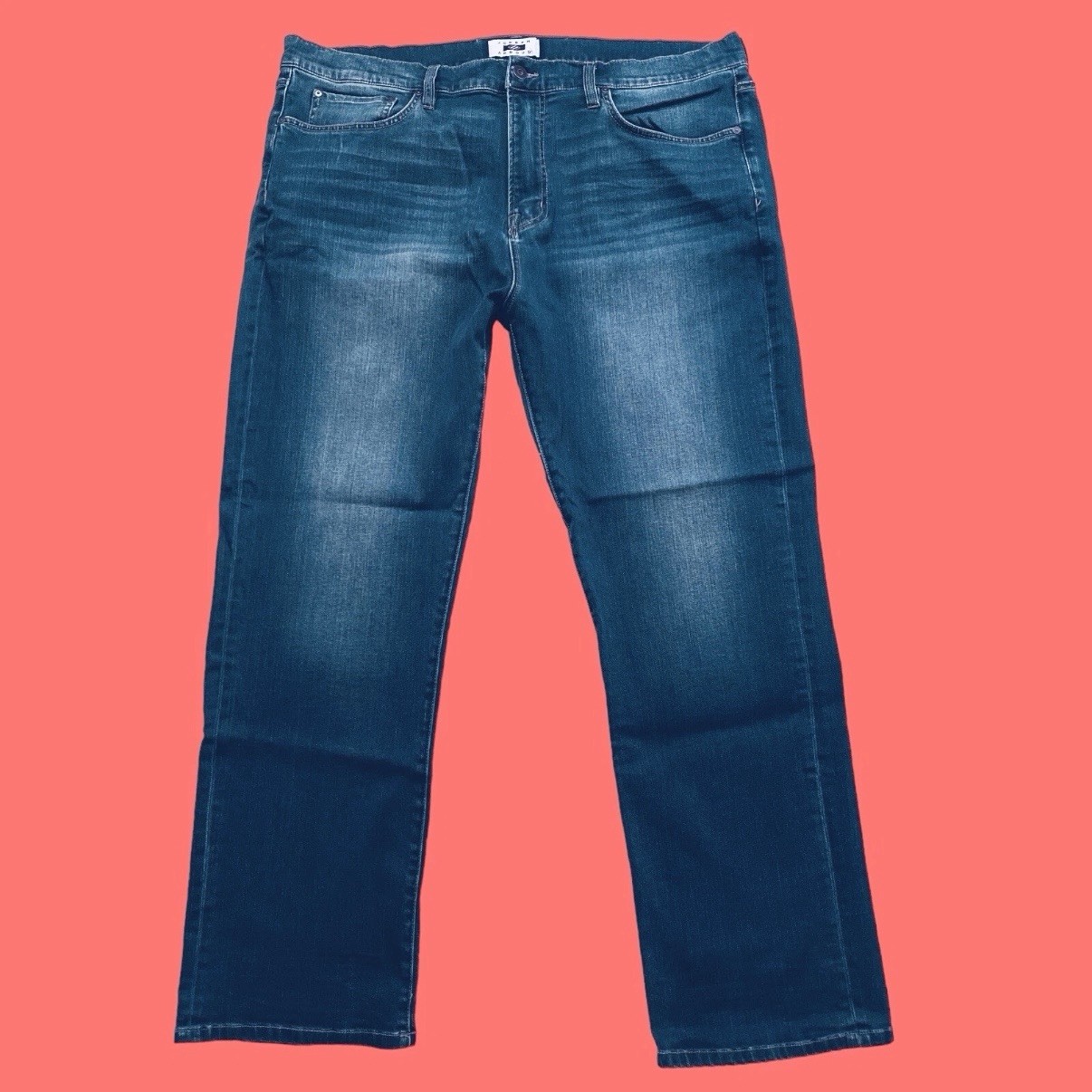 JOSEPH  ABBOUD … Classic Fit … Straight  Leg Denim  Blue  Jeans ... Size 42 x 30