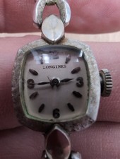 Vintage 10K Gold Filled Ladies Longines 17 Jewels Watch For Restoration
