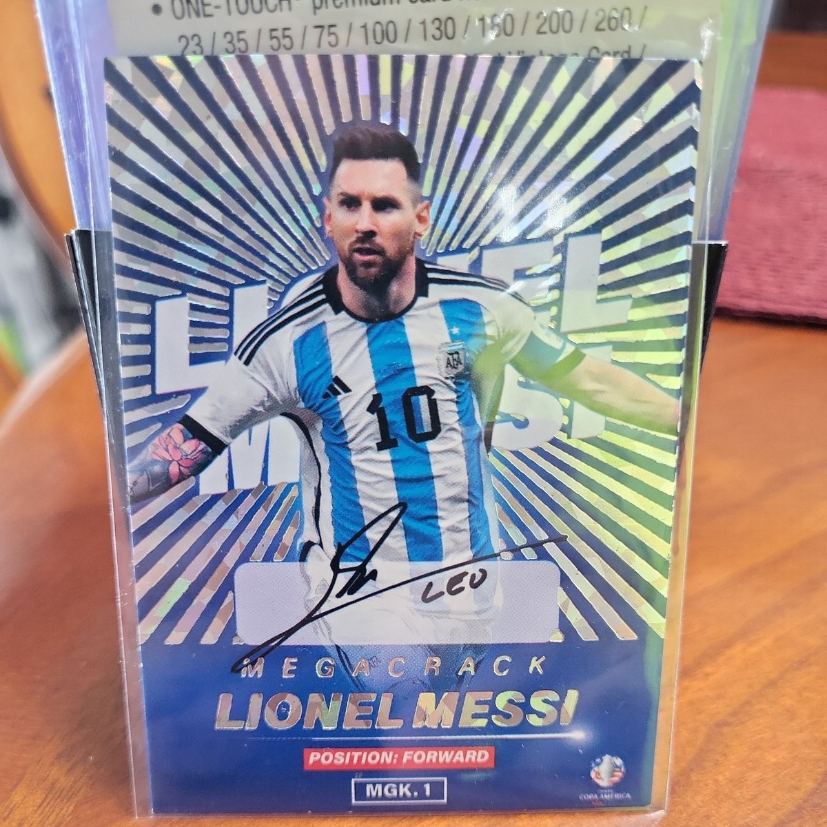 2024 Copa America Flash Edition Lionel Messi Printed Autograph