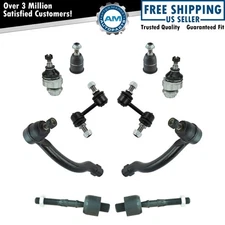Front Ball Joint Tie Rod End Sway Bar Link Steering Suspension Kit Set 10pc