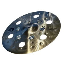 Beatello 18-inch Golden Effect Rash Crash Cymbal With Bells Metal For Drums Set