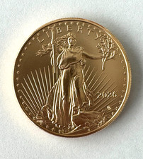 2026 Gold 1 oz Gold American Eagle $50 US Mint Gold Eagle .9167 Fine Gold Coin 5457.33 per troy oz