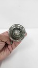 Vintage Clear Crystal Glass Rounded, In Glass 12-Point Faceted Brass Door Knob — photo 4