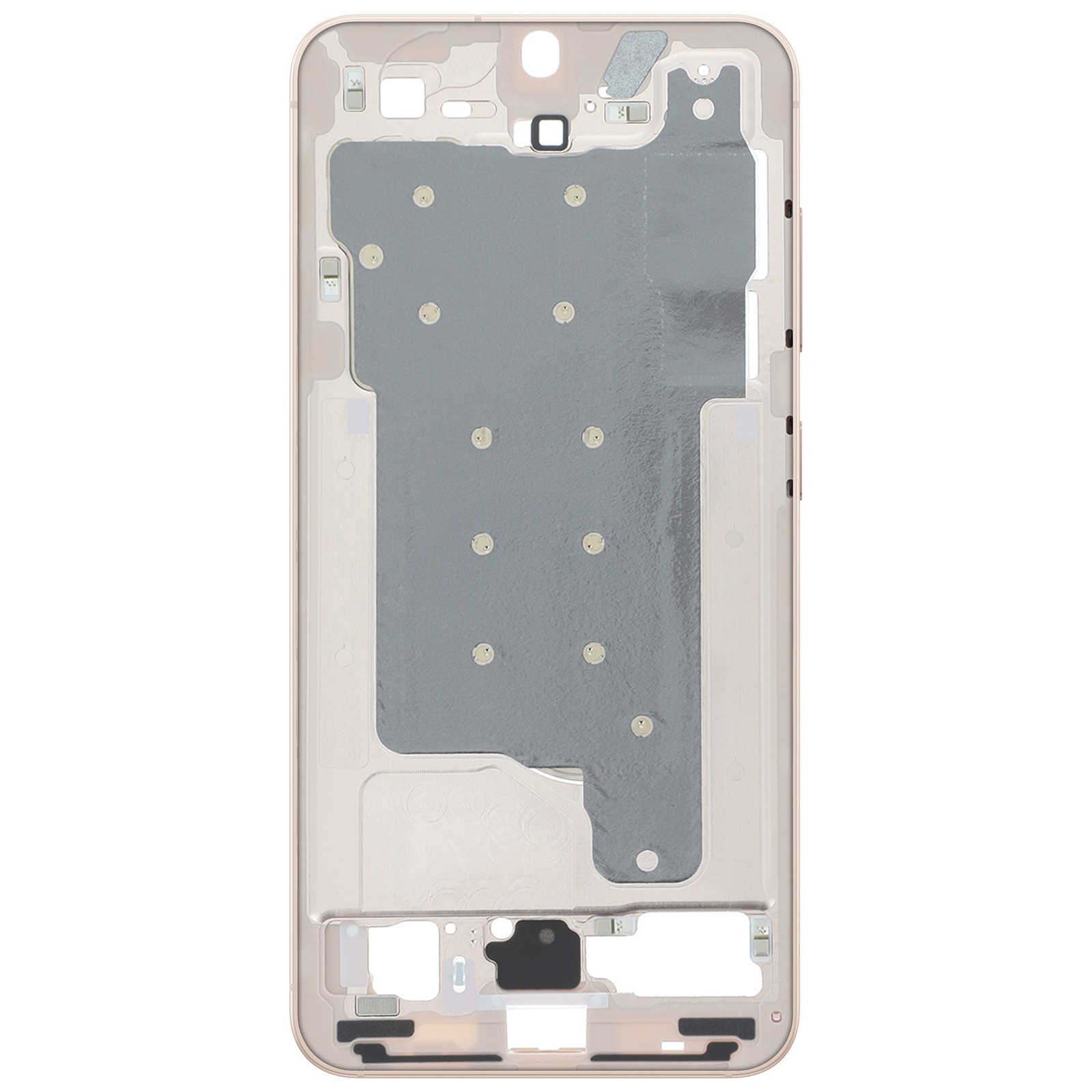 Châssis central Galaxy S25 pièce d'origine en aluminium aéronautique noir