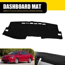 Black Non-slip Dashboard Cover Sunshade Dash Mat Pad For Toyota Corolla 2009-13