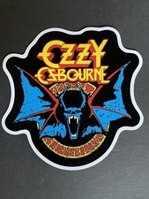 Ozzy Osbourne Sticker Iconic 70s 80s Rock Band Blue Vampire Bat for Laptop New 