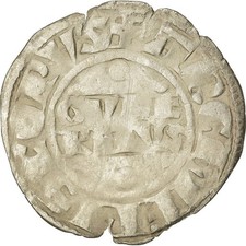 M&uuml;nze, Frankreich, Champagne, Guillaume I, Denarius, 1176-1202, Reims, S+