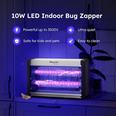 Indoor Electric Bug Zapper Mosquito Fly Killer Trap 2800V UV Light 20W Pest