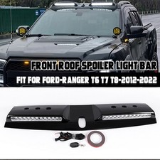 FOR FORD RANGER T6 T7 T8 2012-2022 LED ROOF LIGHT POD BAR OFF ROAD SPOILER BLACK