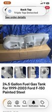 24.5 Gallon Fuel Gas Tank For 1999-2003 Ford F-150 Painted Steel 24.5 Gallon Fuel Gas Tank For 1999-2003 Ford F-150 Painted Steel