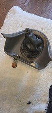 94-04 Mustang T-5 Shifter Leather Boot And Bezel Oem Ford Dark Parchment 94-04 Mustang T-5 Shifter Leather Boot And Bezel Oem Ford Dark Parchment