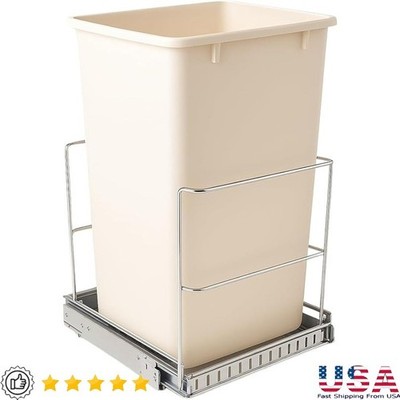 Pull Out Trash Can Frame Universal Under Cabinet Heavy Duty Steel Organizer New