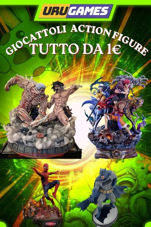 LIVE ACTION FIGURE E GIOCATTOLI TUTTO 1€ URUGAMES