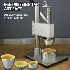 Manual Egg Tart Maker Baking Press Shape Machine Stainless Steel Baking Mould