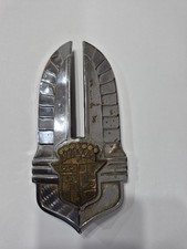 Vintage 1941 Cadillac Emblem Hood Ornament Usa Columbus