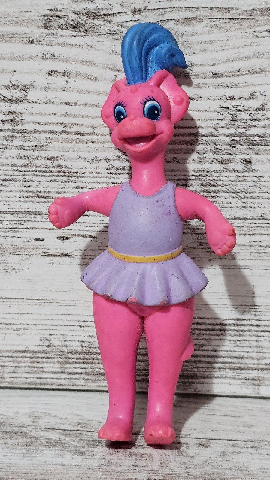 USED Darlin Dinos Tri Sarah Tops Dressy Dinosaur 1992 Meritus Toys