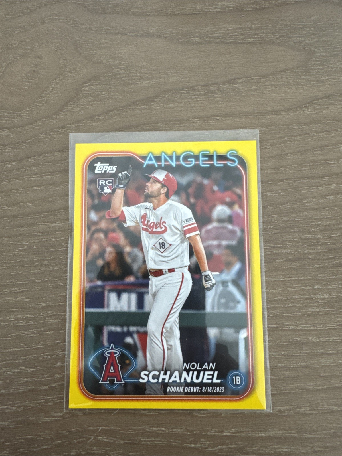 2024 Topps Update Series - Rookie Debut Nolan Schanuel #US193 Yellow (RC)