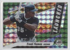 2021 Panini Mosaic Launched Green Mosaic Prizm Frank Thomas #L6 HOF 3zh