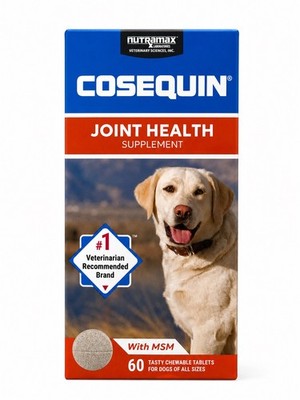 Cosequin Joint Health Supplement with MSM 60 Chewable Tablets EXP 05/2029