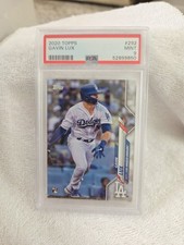 GAVIN LUX 2020 TOPPS PSA 9 ROOKIE CARD 292.DODGERS.. rookie card picture