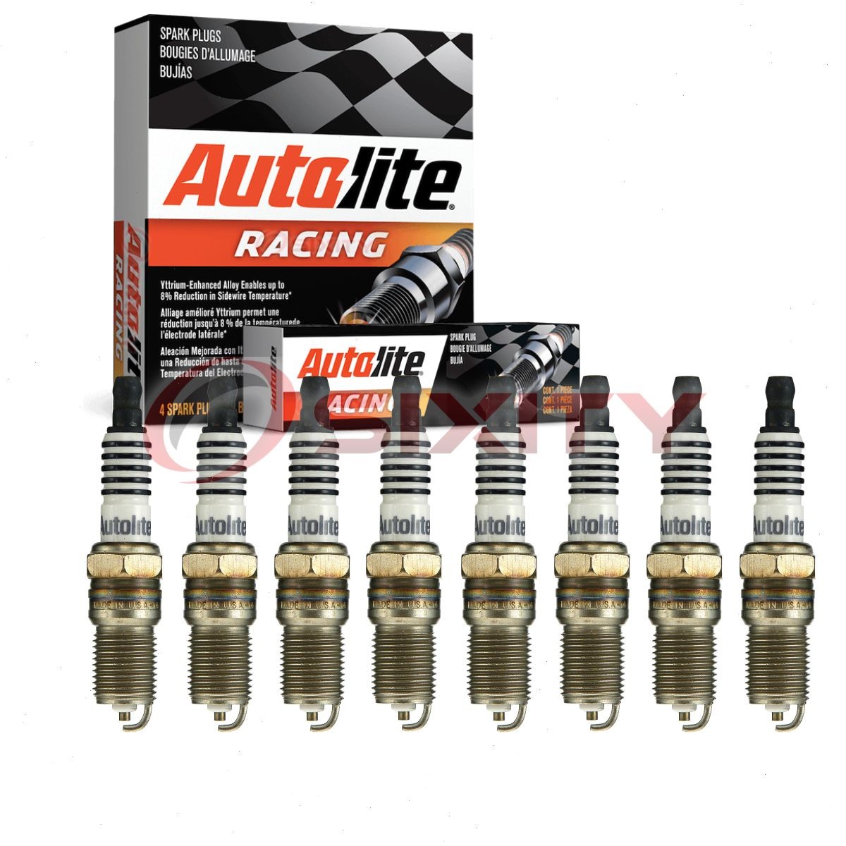 8 pc Autolite Racing AR92 Spark Plugs for 7993 7891 684 66 Ignition Wire bo