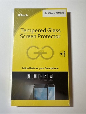 JETech Screen Protector for iPhone 6s/6 Tempered Glass Apple BRAND NEW SEALED