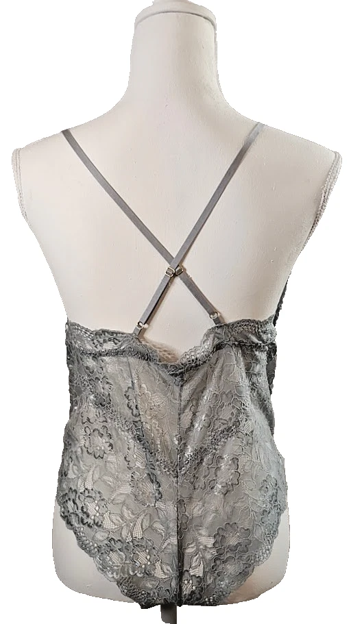 Camisón Avidlove Babydoll Chemise Mujer Talla Grande XXL Azul Claro Borde de Encaje Foto 2 de 4