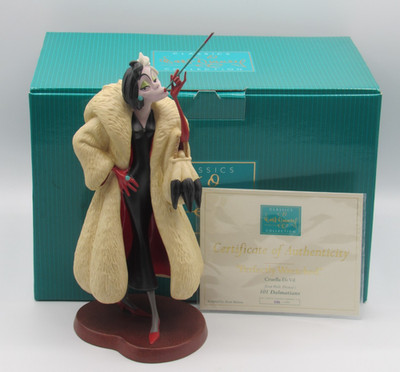 WDCC ''Perfectly Wretched'' Cruella De Vil from Disney's 101 Dalmatians in Box COA