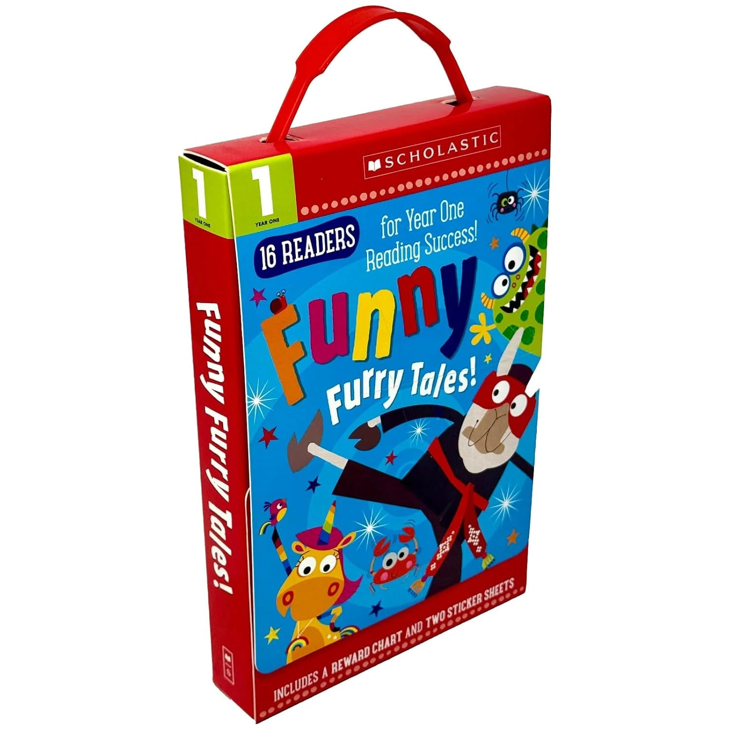 Funny Furry Tales 16 Books Collection Set for Year 1 (Scholastic 16 Readers)
