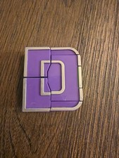 Alpha Bots Letter D PURPLE GREEN Silver Robot Alphabet Transformers