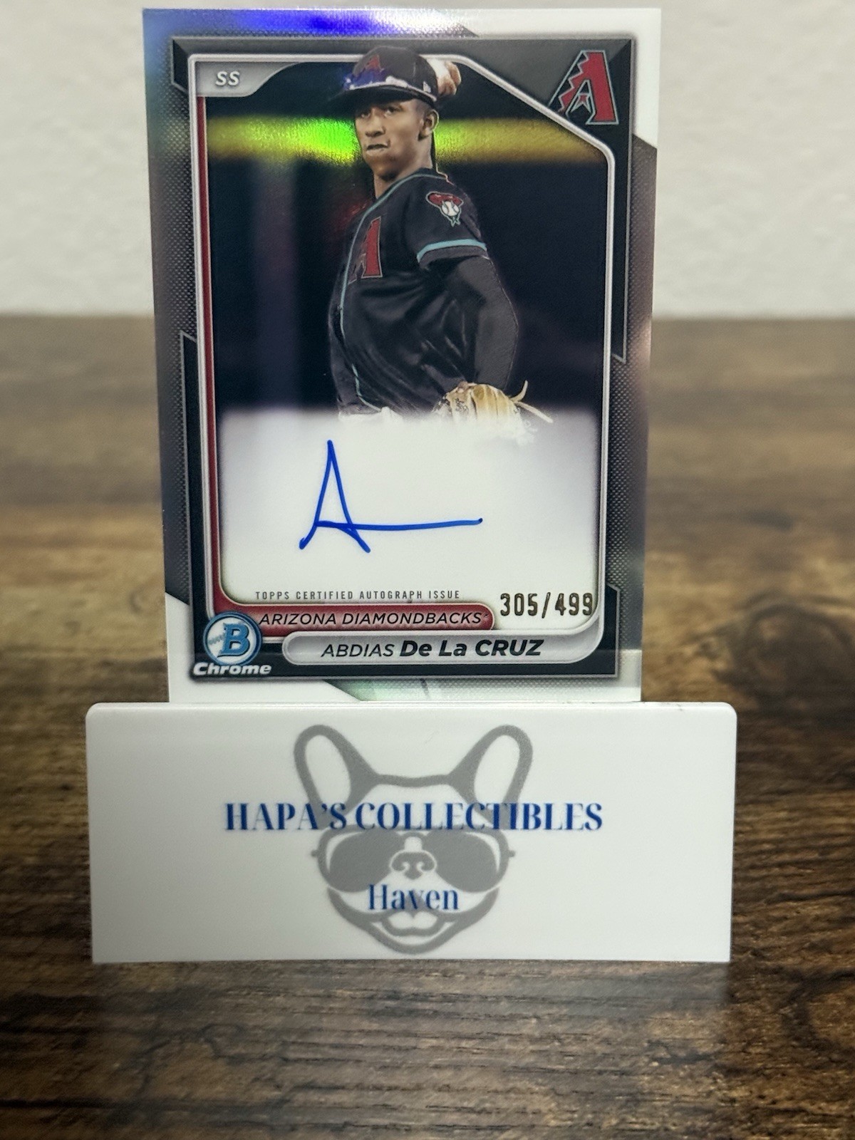 2024 Bowman Chrome - Prospect Auto Abdias De La Cruz #CPA-ADL Refractor 305/499