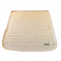 Kofferraumwanne Gummi Audi A4 2016-2024 (Kombi, Beige) Rezaw-Plast Passgenau