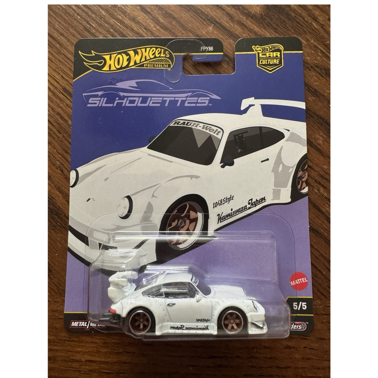 Hot Wheels RWB Porsche 930 Car Culture Silhouettes 1:64 Diecast White 2020