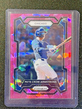 Pete Crow-Armstrong ROOKIE 2024 Prizm Pink Ice - Chicago Cubs