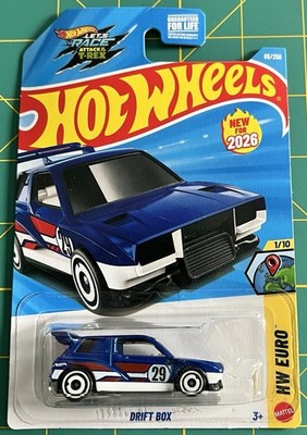 2026 HOT WHEELS DRIFT BOX 1980s STYLE YUGO HATCHBACK HW EURO 1/10 NEW FOR 2026