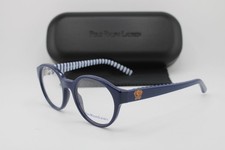NEW POLO RALPH LAUREN KIDS 8540 5935 BLUE WHITE ROUND AUTHENTIC EYEGLASSES 42-17