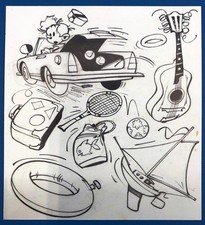 Franquin Spirou et Fantasio, Spirou En voiture Simone