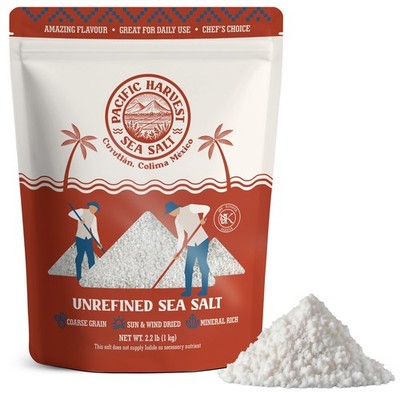 Pacific Harvest Sea Salt | Coarse Grain Natural 2oz Hand Harvested Colima