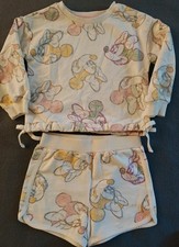 Minnie Mouse Sweatshirt  Short Set
