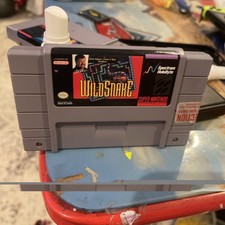 Super NES Wild Snake Cartridge Tested And Works Free Shipping